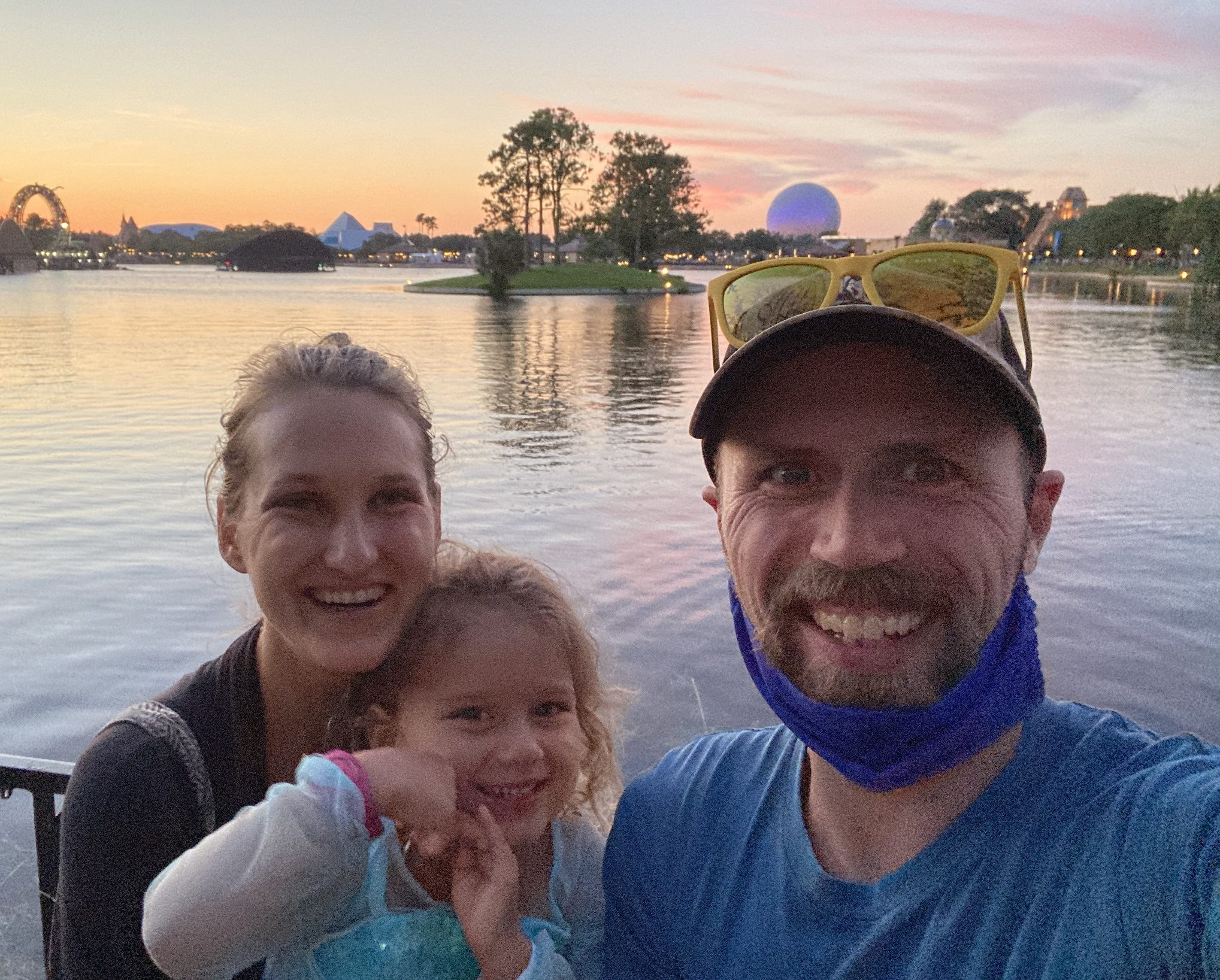 Family with Preschooler in Epcot