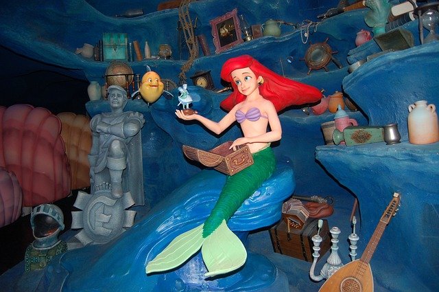 Go on The Little Mermaid Ride in Magic Kingdom with toddlers