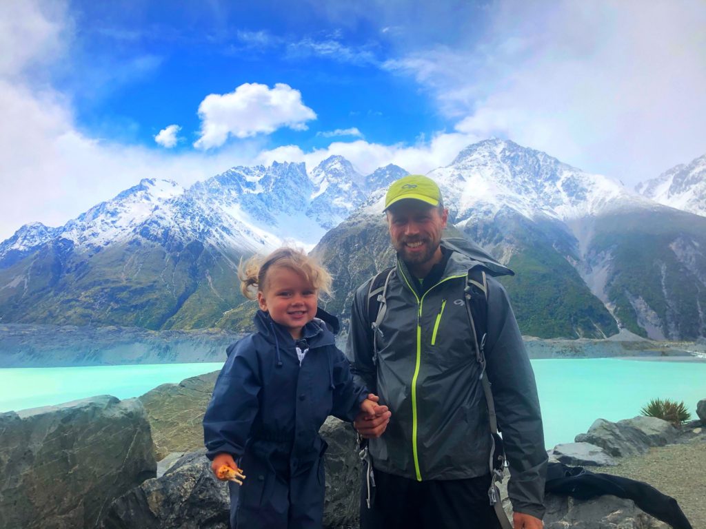 Hiking with a toddler in New Zealand