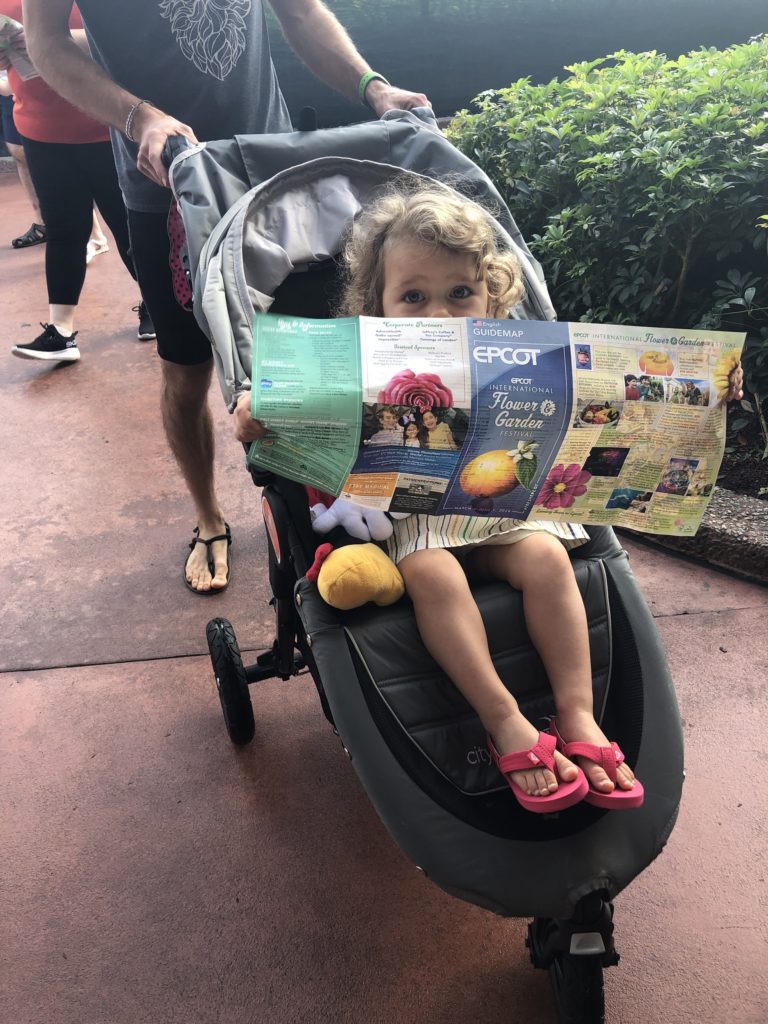 Stroller rental from Kingdom Strollers in Disney with a 4 year old