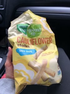 Cauliflower Stalks for a Vegan Road Trip Snack
