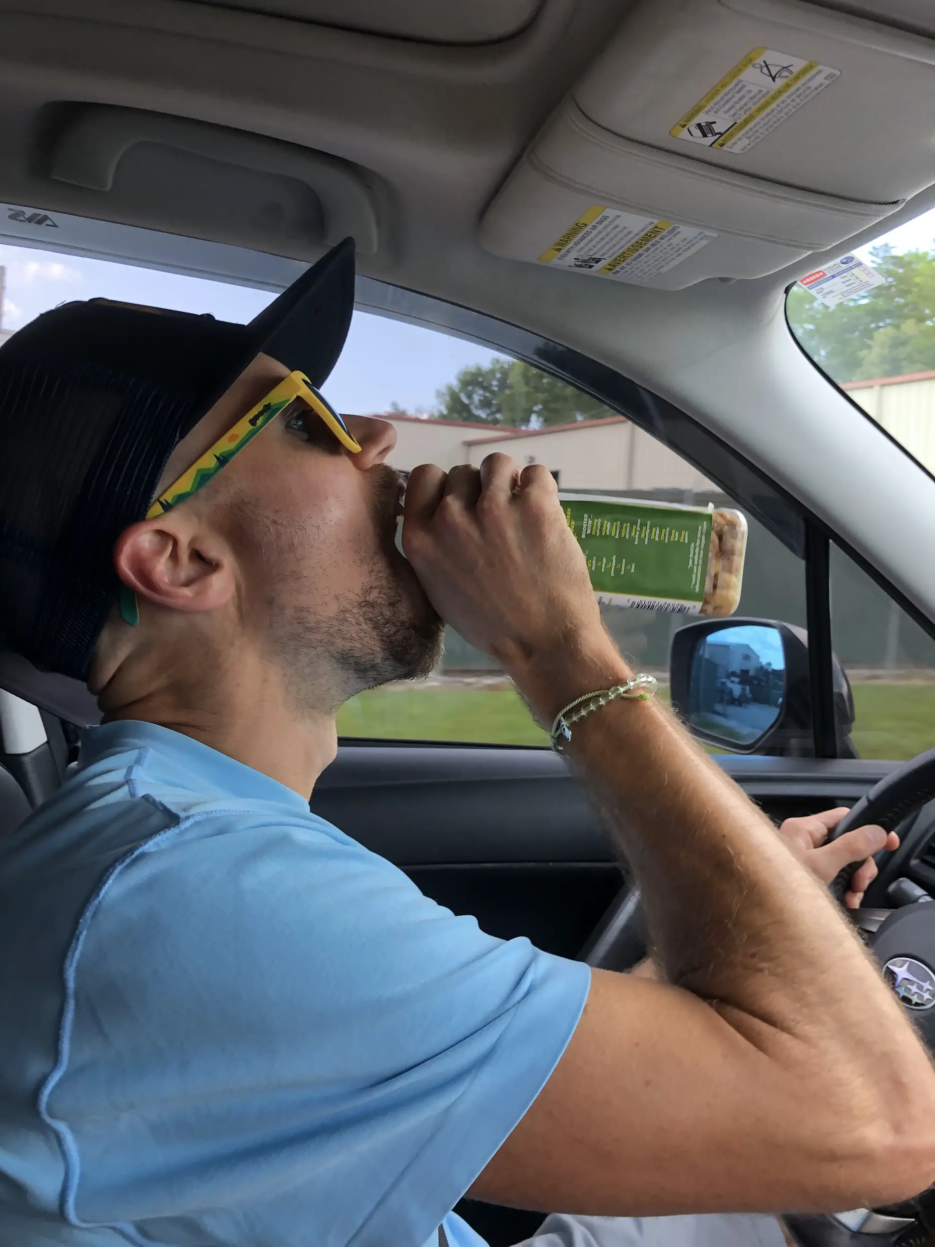 Eating Peanuts on a vegan road trip