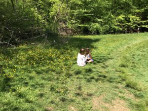 Field play at Boone United Trail with kids