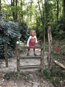 Goshen Creek Trailhead, a great creek play trail for kids in Boone NC