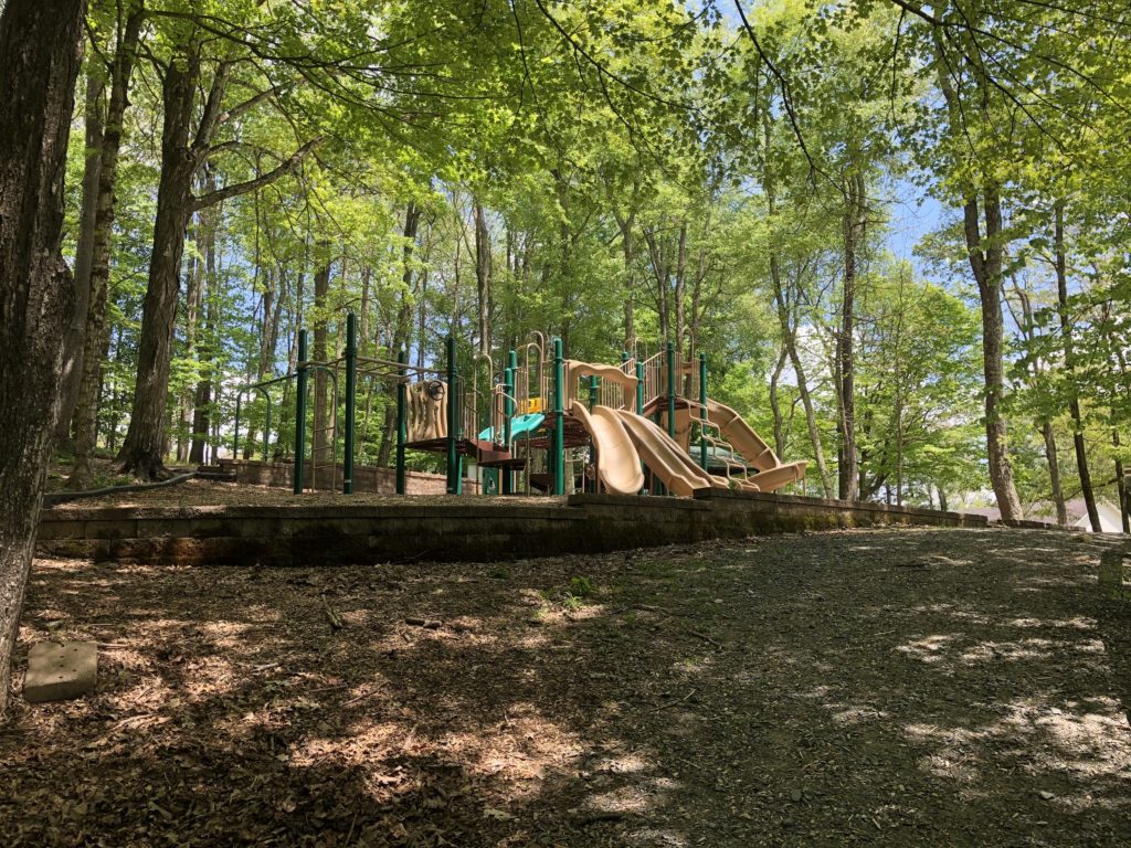 Playground at Junaluska Park in Boone NC