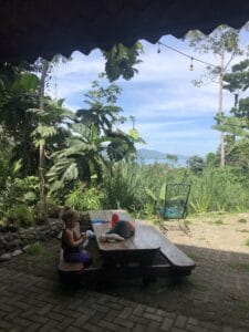 AmaSer in a beautiful puerto viejo restaurant that is vegan and gluten free in costa rica