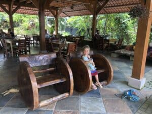 AmaSer vegan cafe in Puerto Viejo is kid friendly