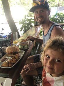 Vegan meals that are kid friendly at El Sol Del Caribe restaurant in Puerto Viejo, Costa Rica