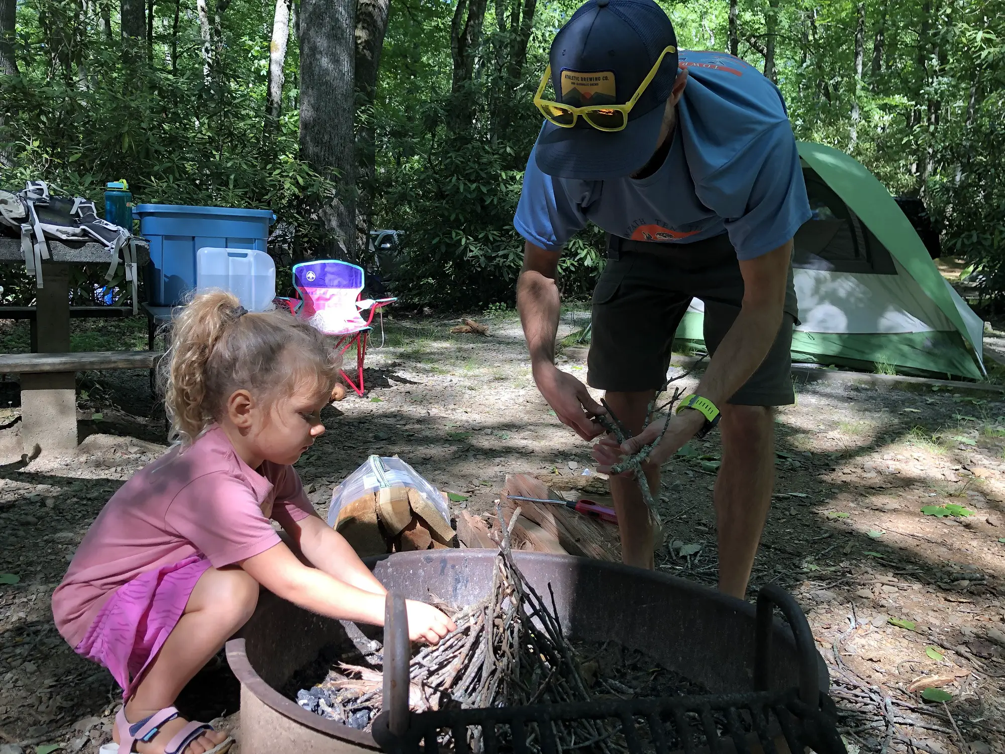Going camping with kids in Boone NC