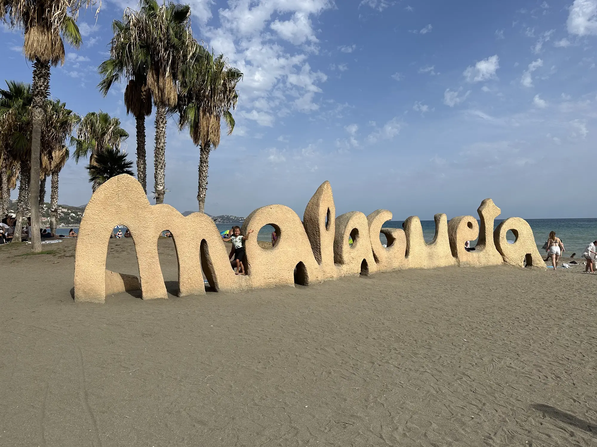 A great activity in Malaga with kids is to go to the beach like Malagueta Beach