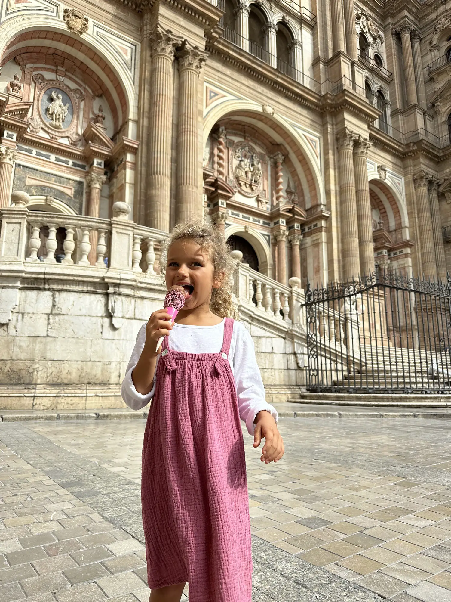 Gelato is a perfect thing to do in Malaga with kids when you need a break!
