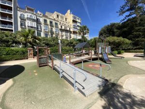 Playgrounds for kids are plentiful in Malaga city