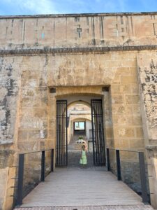 Entrance to the castillo in la herradura is reasonably priced