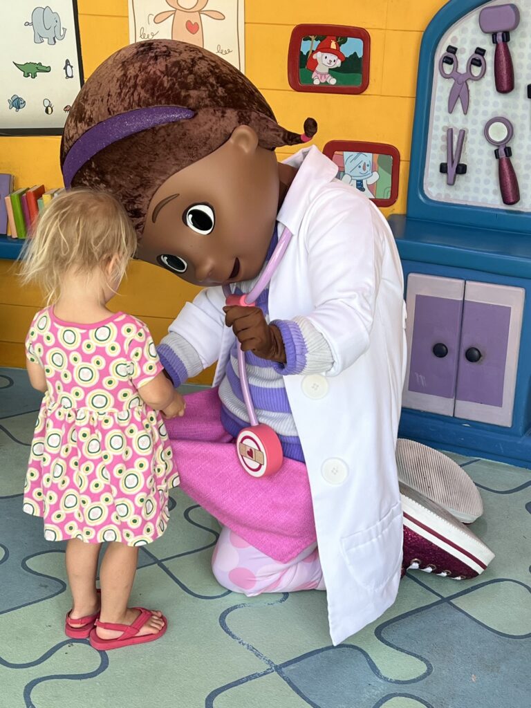 Toddlers love Hollywood Studios' Disney Junior area where they can meet characters like Doc McStuffins