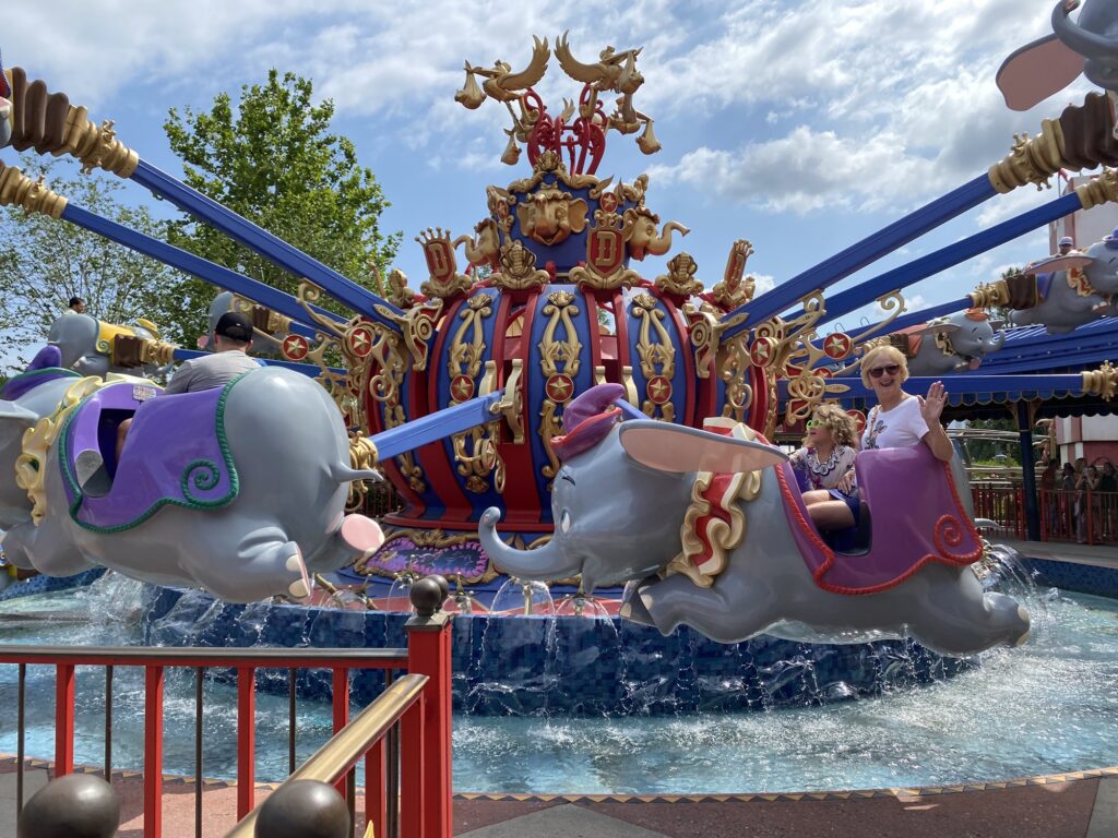 Dumbo is a perfect ride for toddlers in Magic Kingdom