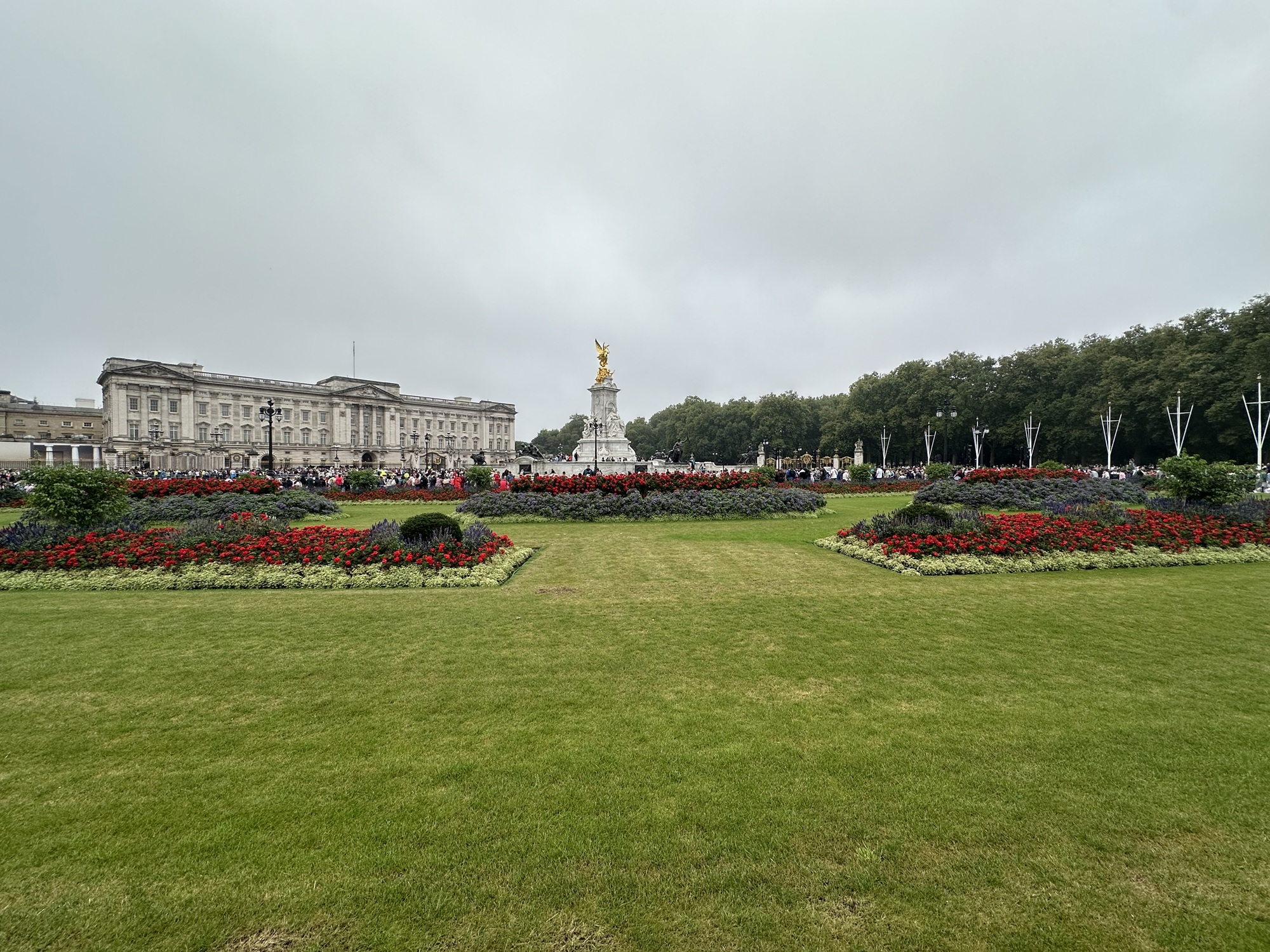 Outside view of Buckingham palace taken on a family trip to London