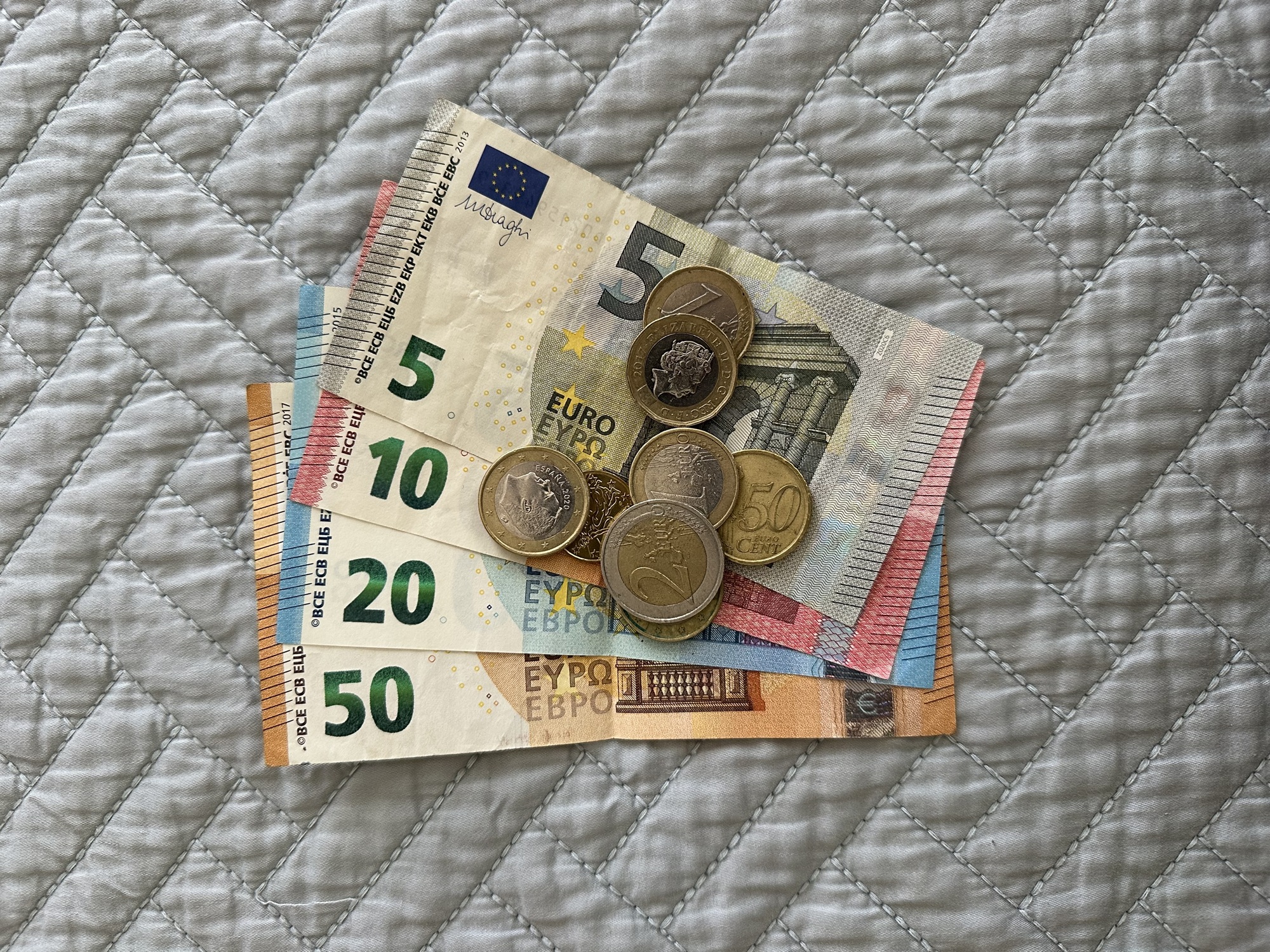 Euros for a trip to Europe with kids