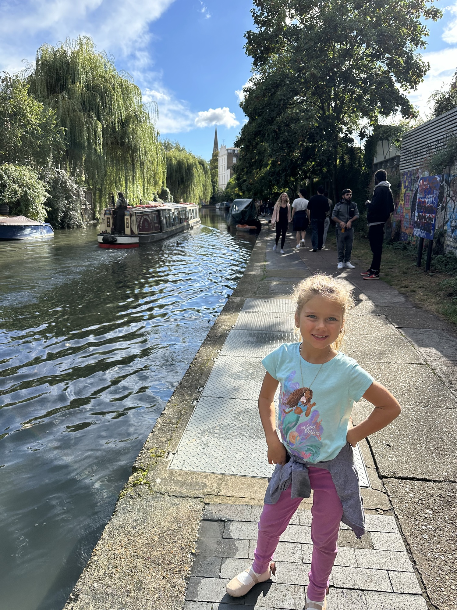 A view of the canal in London near Camden