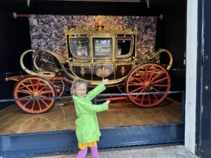 See royal carriages that are still used today at the Royal Mews in London