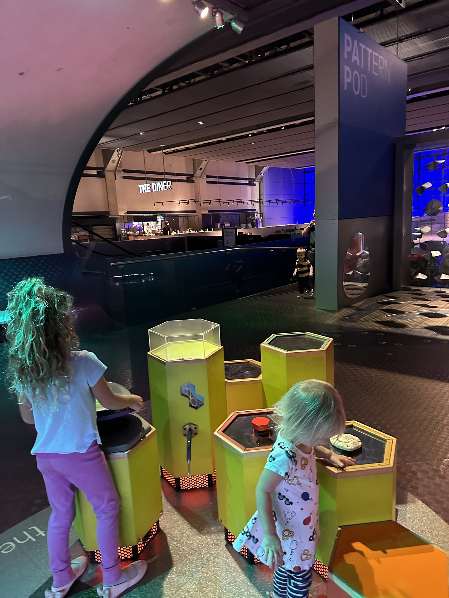 Kids playing at Science museum in London