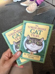 The Tower Bridge Tour in London has a fun scavenger hunt for kids