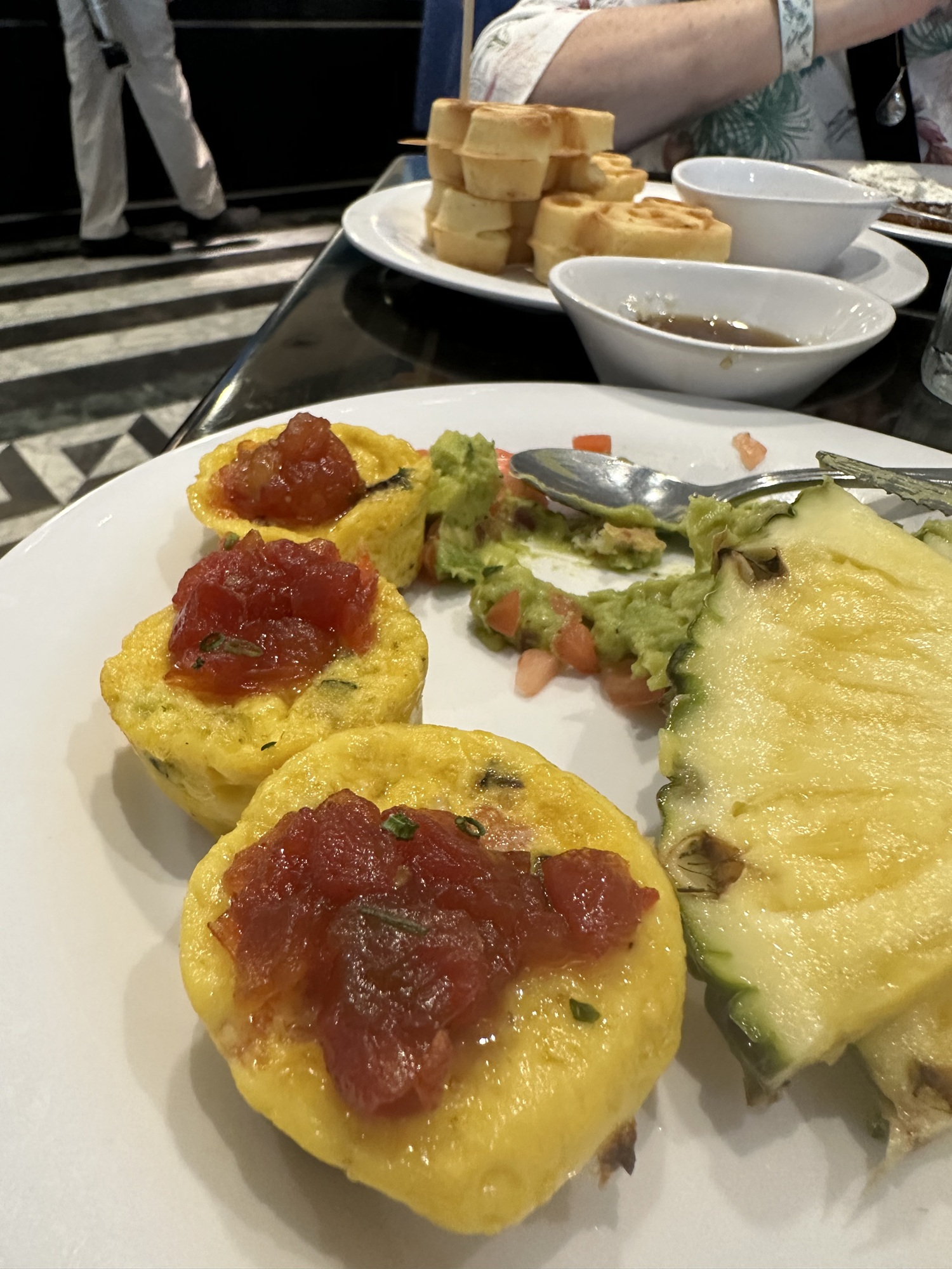 Vegan Frittatas at Hollywood and Vine in Disney World