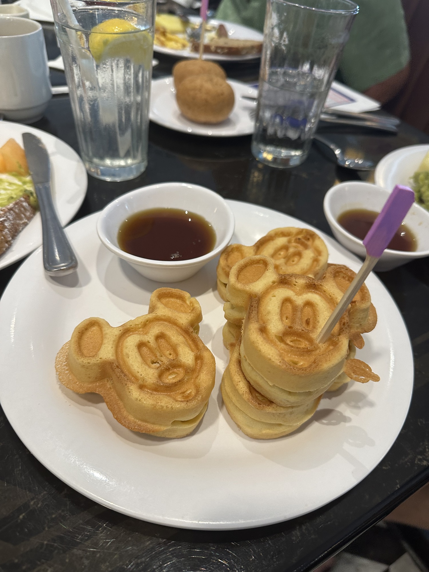 Vegan and Gluten Free Waffles at Disney World Breakfast Buffets