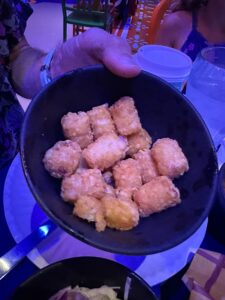 Vegan and Gluten Free Tater Tots in Disney World at Woody's Roundup Rodeo BBQ