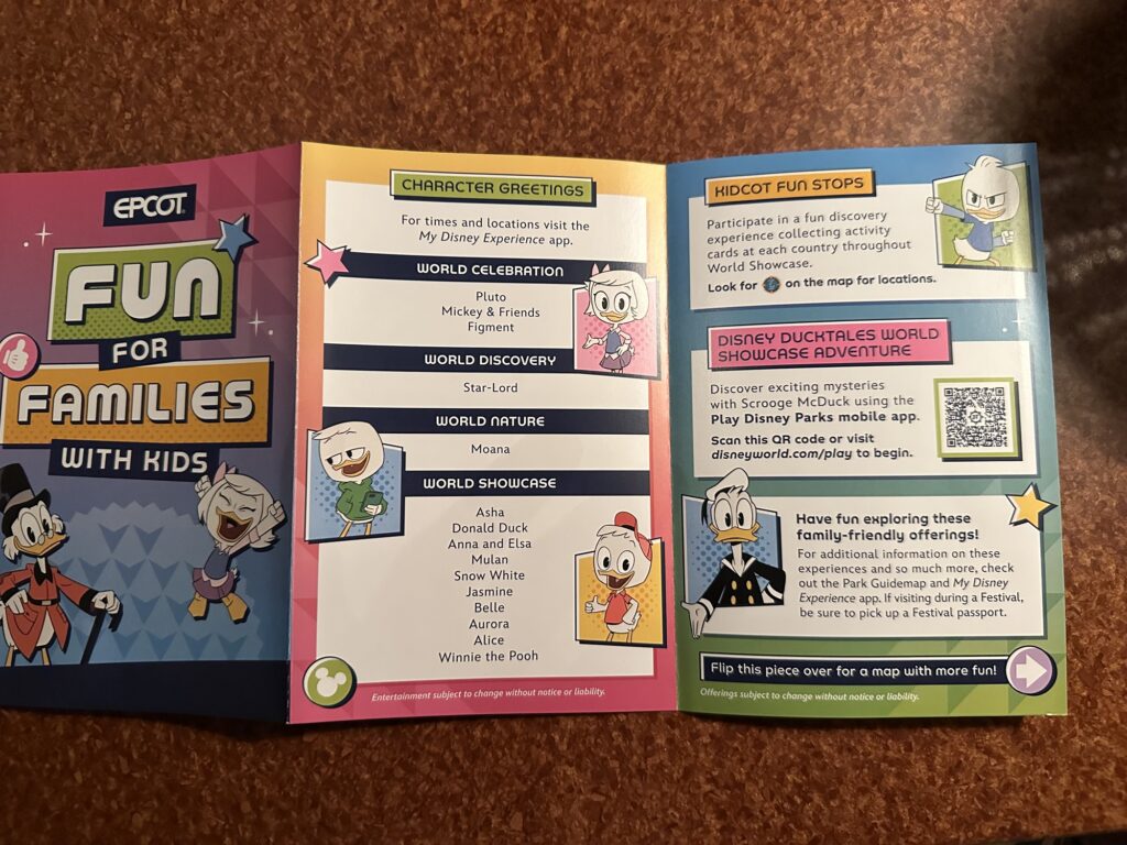 A guide to family activities and attractions in Epcot