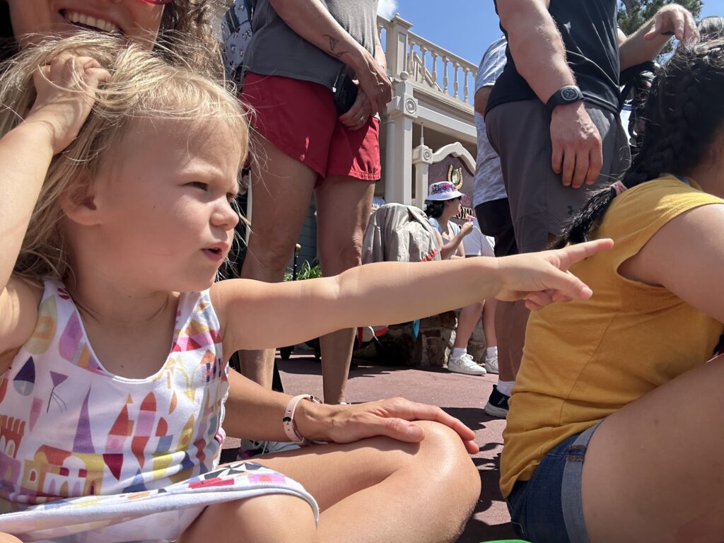 The parade at Magic Kingdom with toddlers is a perfect activity with no line