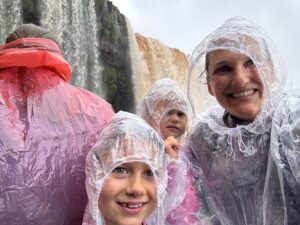Don't forget ponchos when visiting Iguazu Falls