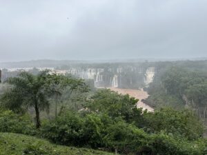 A view of Iguazu Falls from the Brazilian side
