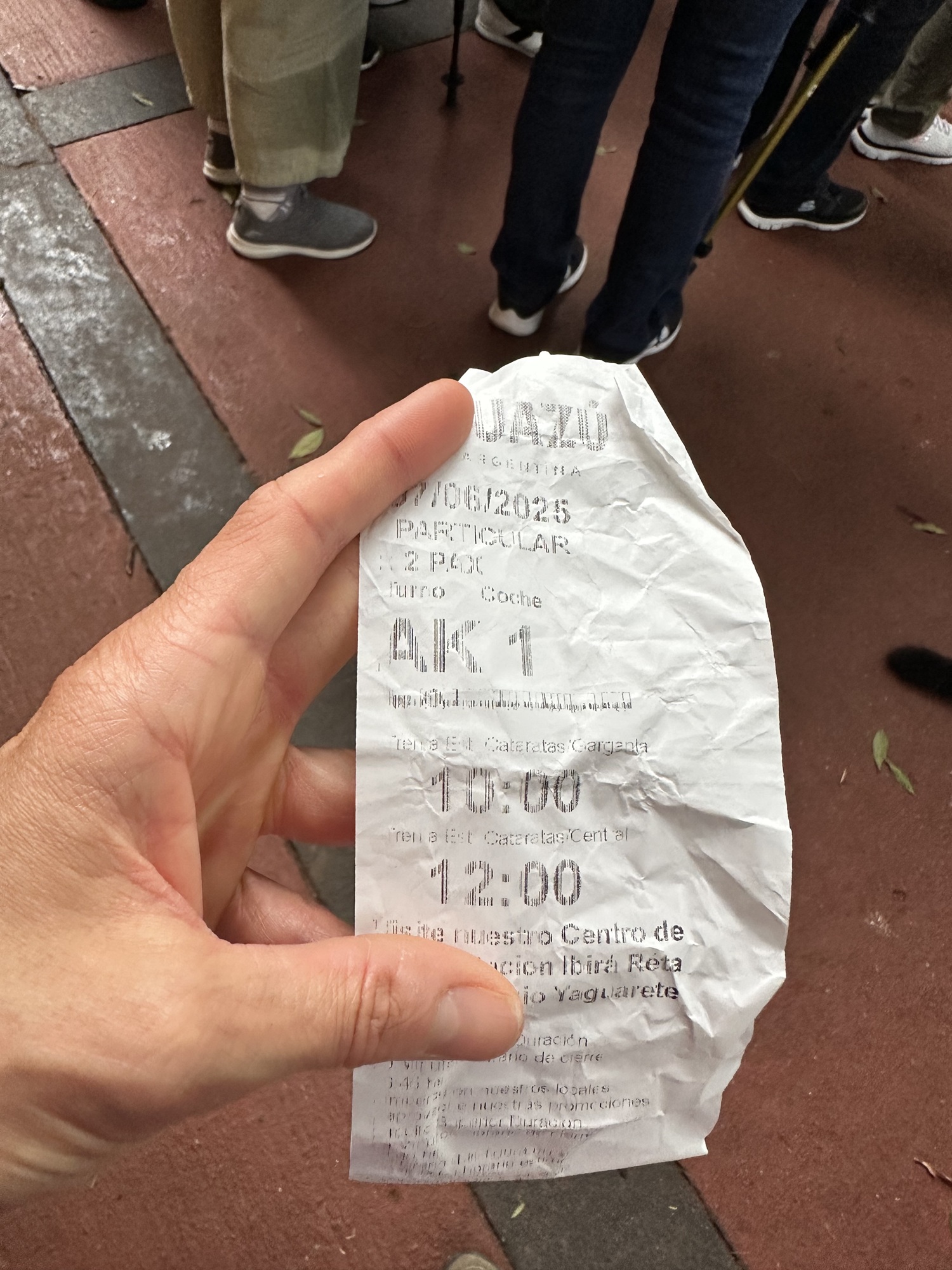 Iguazu Train Ticket Train ticket for Iguazu Falls