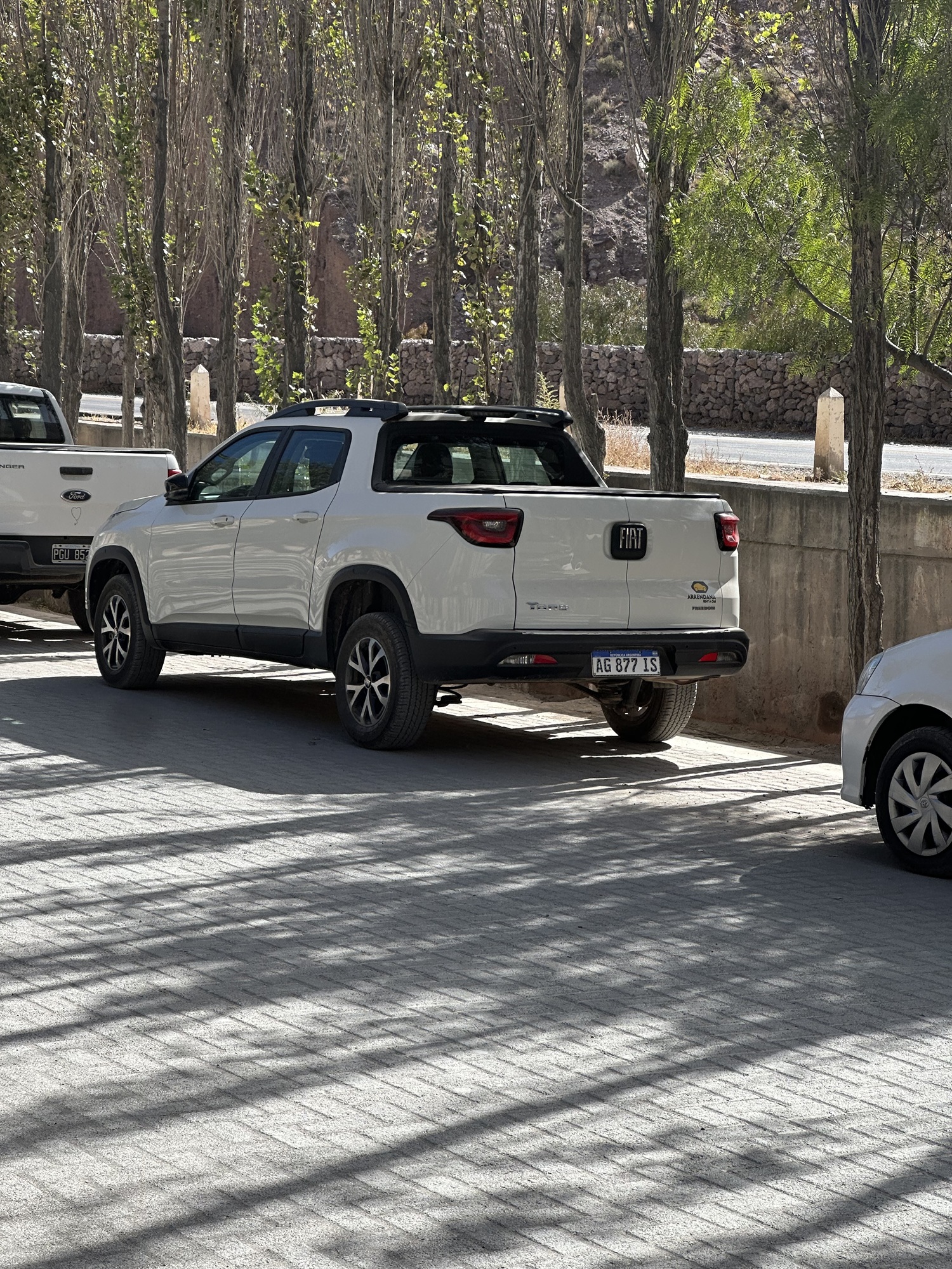Paid parking in Purmamarca, Argentina