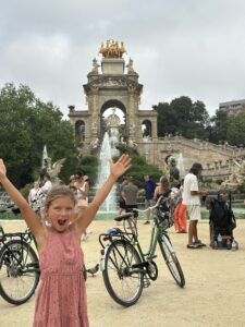 Gaudi fountain at Parc de la Ciutadella in Barcelona